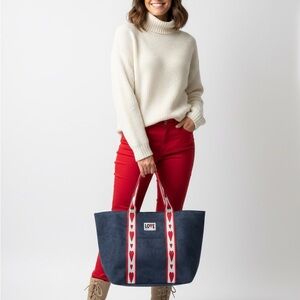 Brighton Velveteen Love Tote NWT Valentines Day Gift